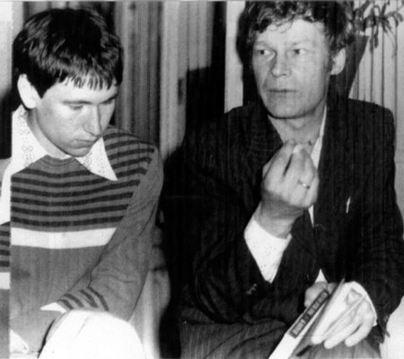 Еращенко и Арсений Москаленко на Лито (1970-е)