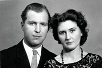 Павел Фаддеевич и Людмила Константиновна Дземешкевичи.  Омск. 1960