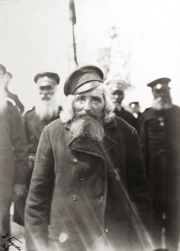 Современник графа Муравьева-Амурского, казак 99 лет. 1908