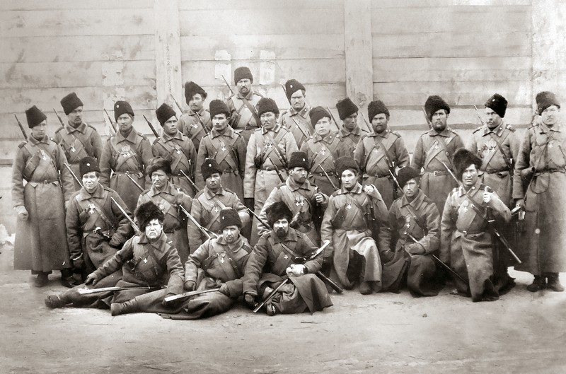 Амурский полк. Гирин. Январь, 1901