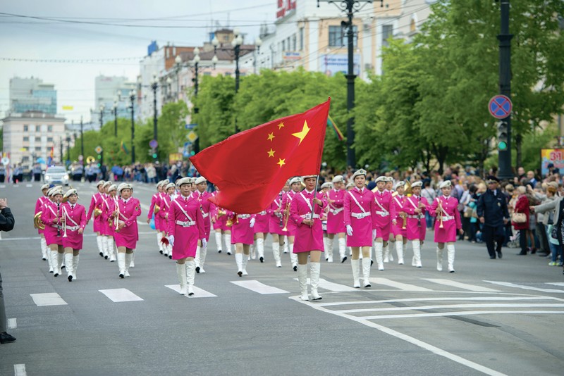 Женский духовой оркестр провинции Хэйлунцзян из Китайской Народной Республики