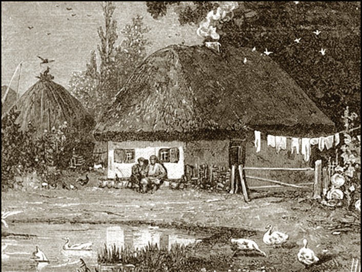 Малороссийский хутор. 1897