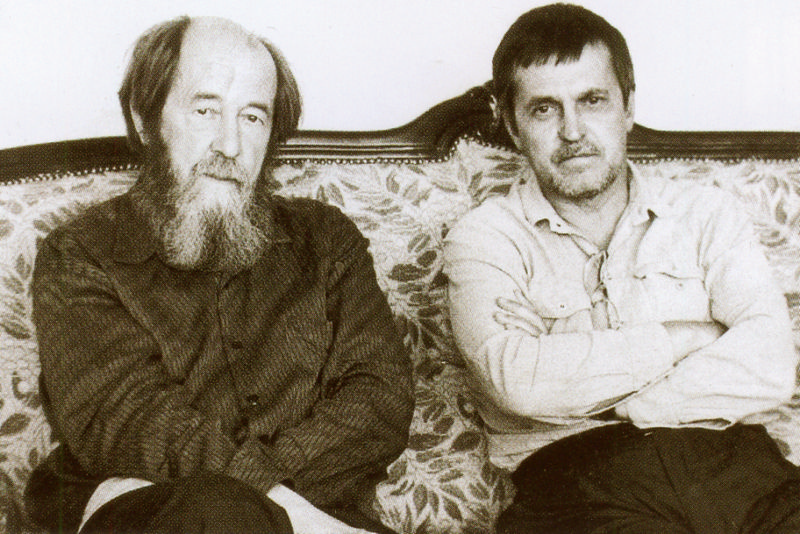 Александр Солженицын и Борис Черных