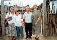 КНР, провинция Хэйлунцзян.   С семьей хэджэ, в селе компактного проживания этого коренного народа Приамурья