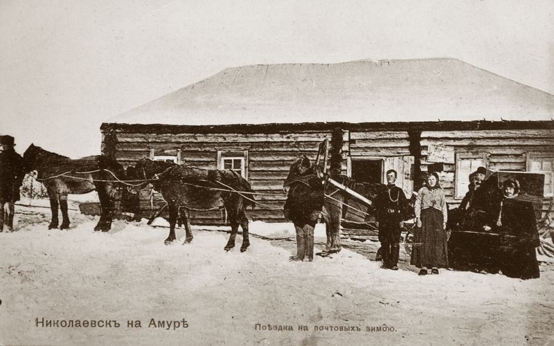 Доставка почты и пассажиров на лошадях
